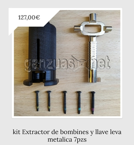 Cerraduras extractor casero de